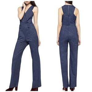 BCBGeneration Pin Striped Jumpsuit Size 8